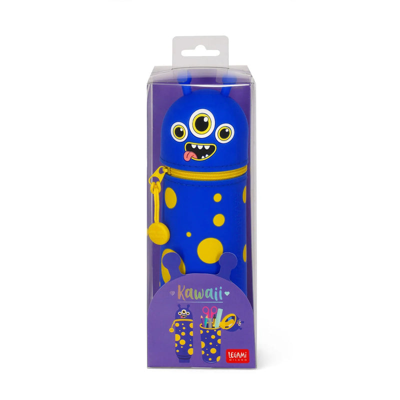 2-in-1 Silicone Pencil Case - Monster