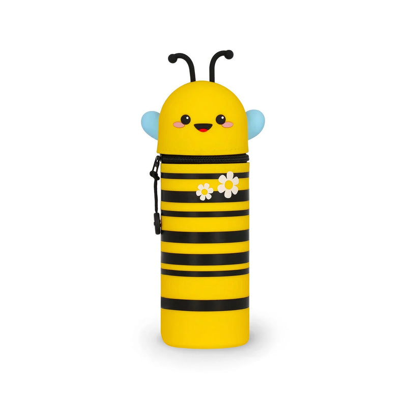 2-in-1 Silicone Pencil Case - Bee