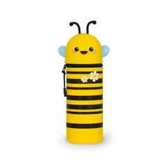 2-in-1 Silicone Pencil Case - Bee