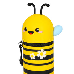 2-in-1 Silicone Pencil Case - Bee