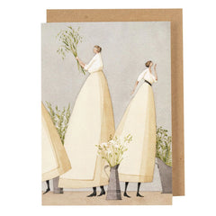 Flower Girls Card