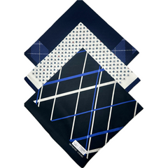 Traditional Design Pack of 3 Mens Handkerchiefs