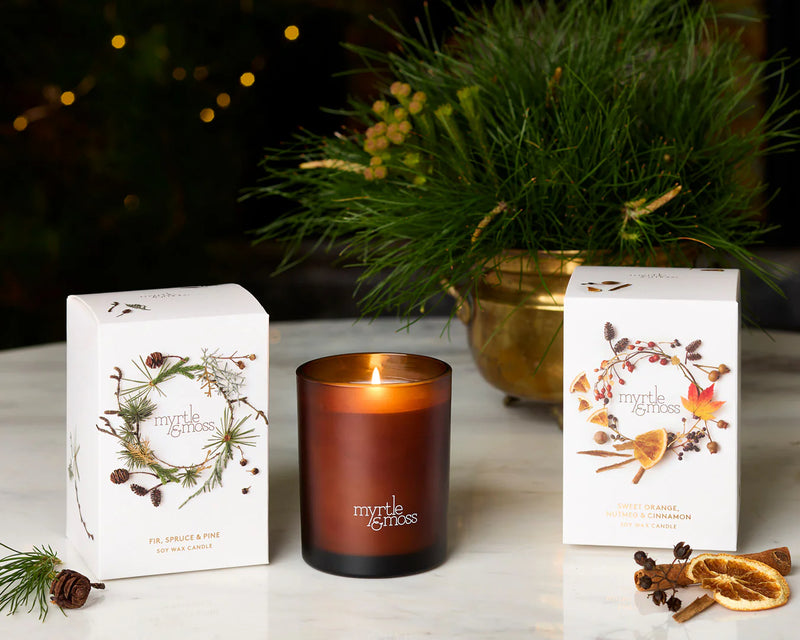 Myrtle & Moss Christmas Candle - Fir, Pine & Spruce