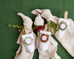 Christmas Ornament - Rose Geranium, Grapefruit & Clary Sage