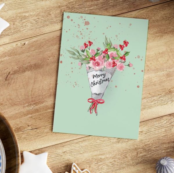 Merry Christmas Floral Bouquet