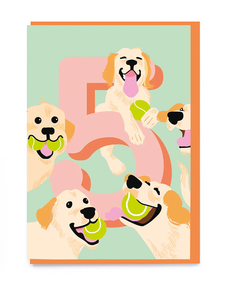 Age 5 Birthday - Labradors