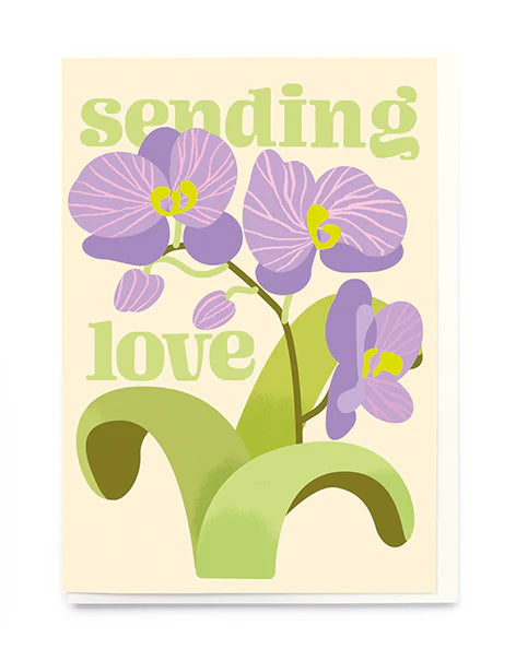 Sending Love - Purple Orchid