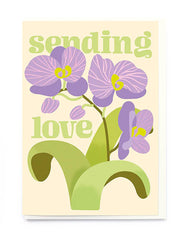 Sending Love - Purple Orchid