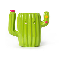Desk Friends Ceramic Pen Holder - Cactus