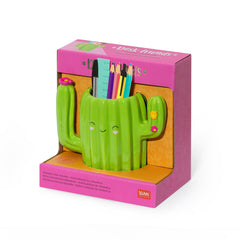 Desk Friends Ceramic Pen Holder - Cactus