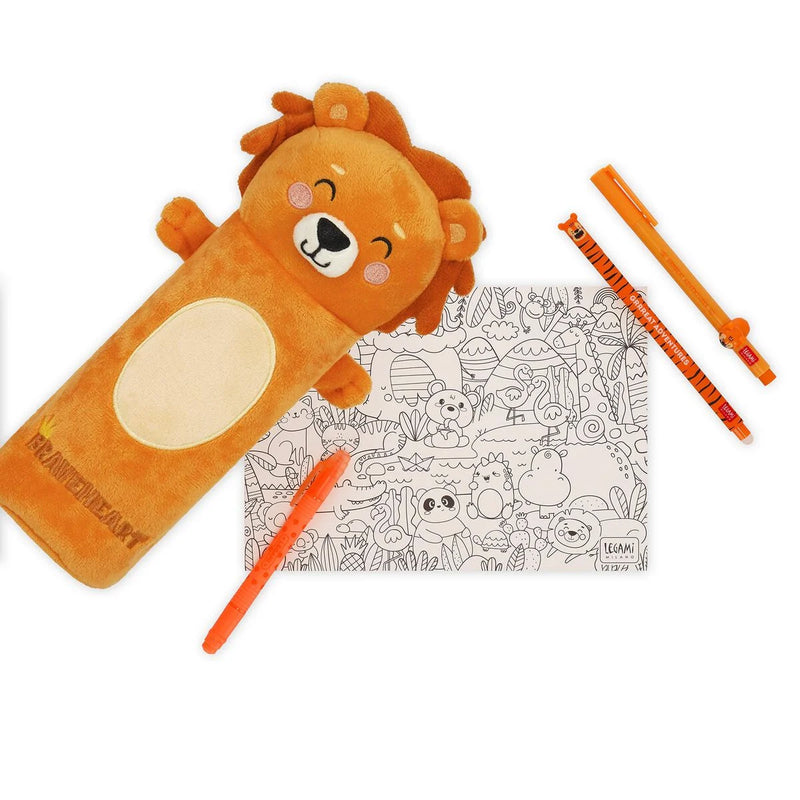 Plush Pencil Case - Lion