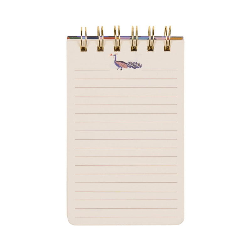 A Dopo Peacock Twin Wire Notepad