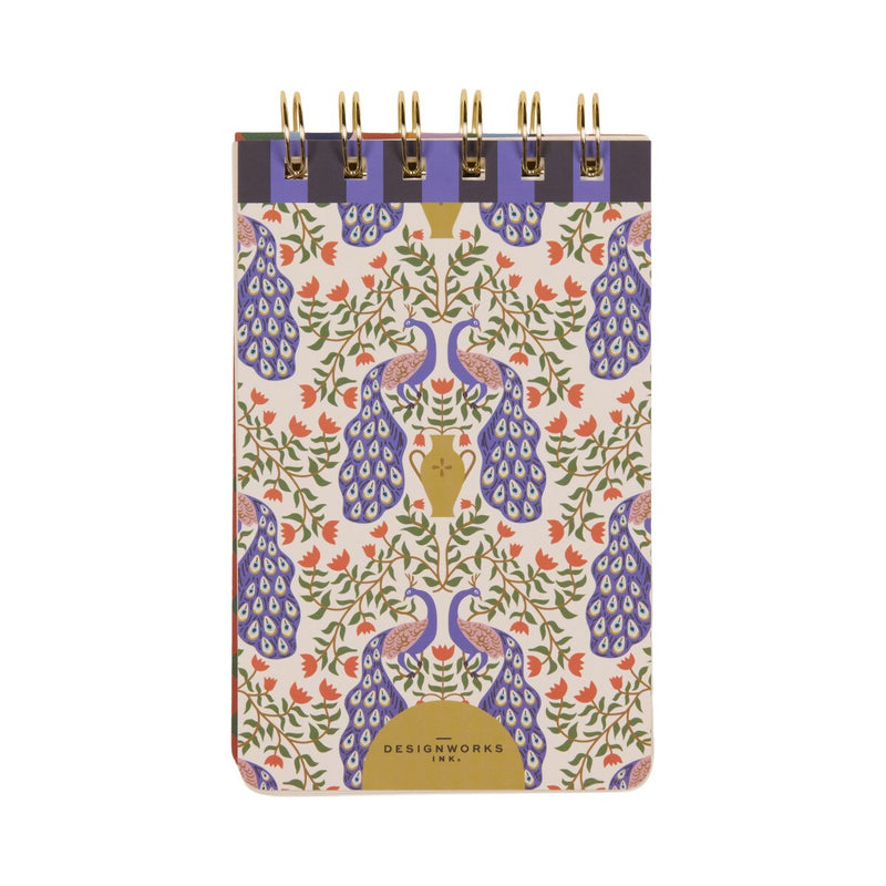 A Dopo Peacock Twin Wire Notepad