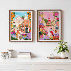 Paris In Bloom 1000pc Wall Jigsaw Puzzle