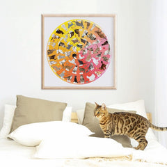 Fancy Felines 1000pc Jigsaw Puzzle (68cm Round)