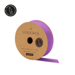 Recycled PET Grosgrain - Lilac Ribbon 10M Roll