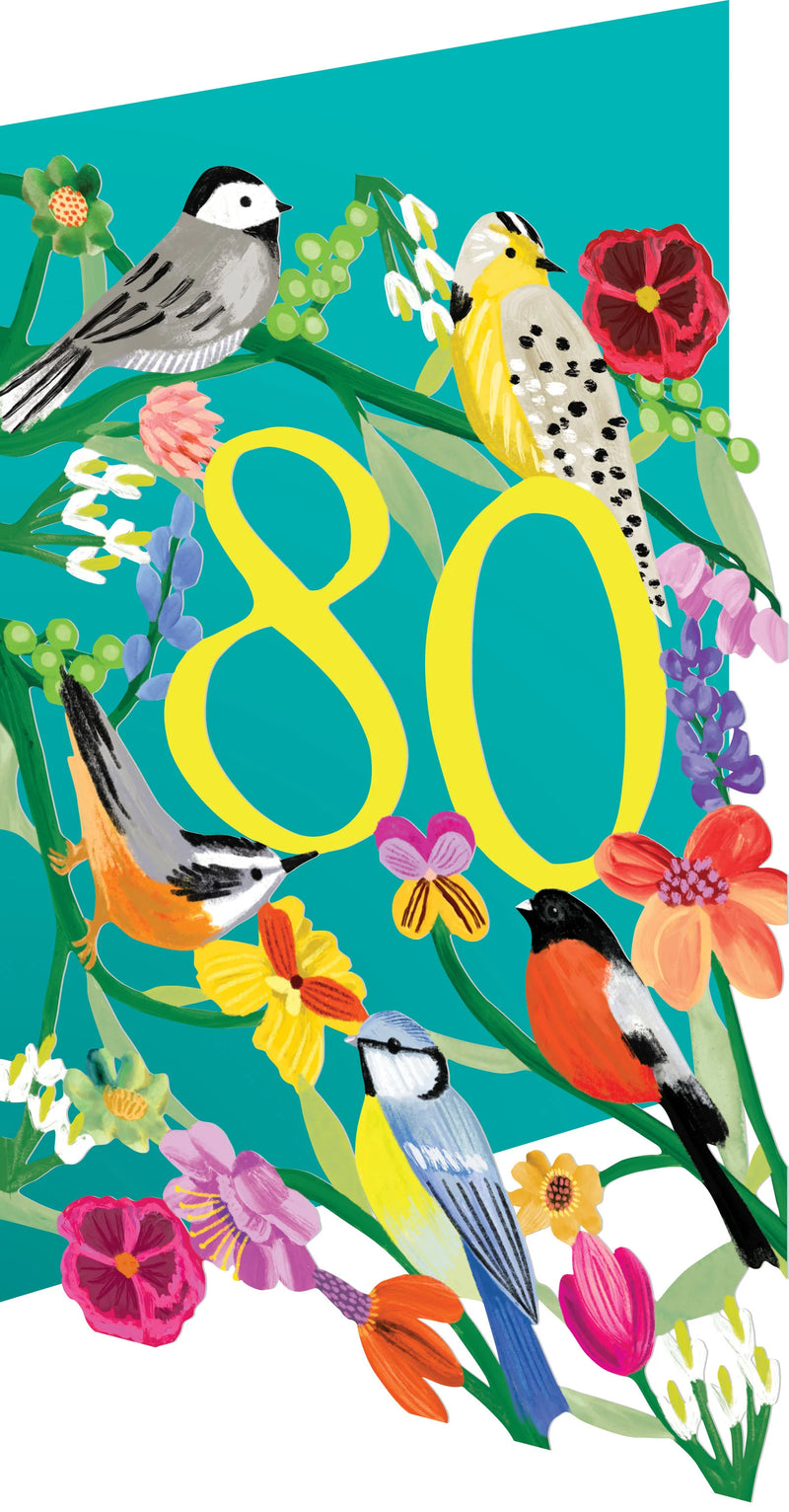 80th - Birdhaven Lasercut