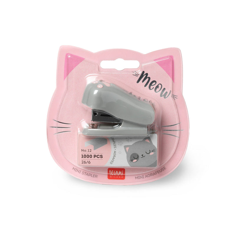 Mini Stapler - Meow Kitty