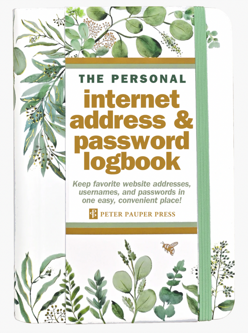 Eucalyptus Internet Address & Password Logbook