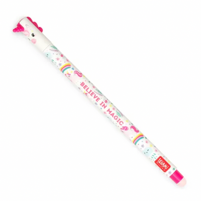 Unicorn Erasable Gel Pen - Pink Ink