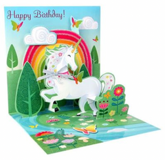 Happy Birthday Unicorn Pop-Up Card