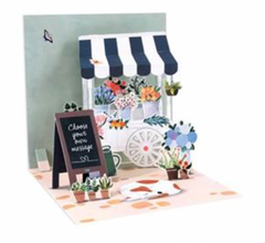 Flower Cart Pop-Up Card