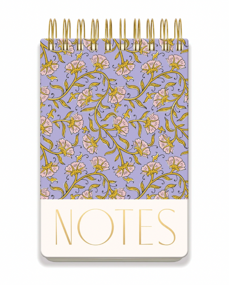 Large Chunky Notepad - Purple Vintage Floral