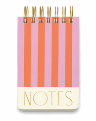 Twin Wire Chunky Notepad - Stripes