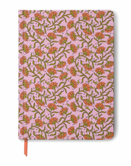 Jumbo Soft Touch Journal - Pink Vintage Floral