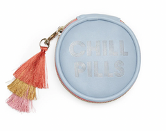 Vegan Leather Travel Pill Case - Chill Pills