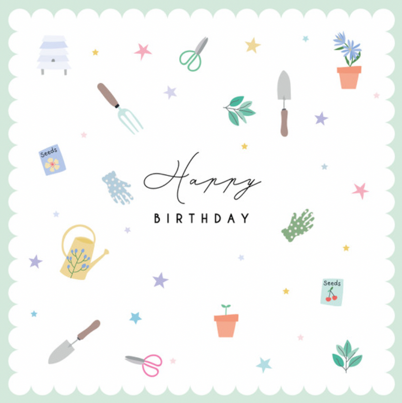 Happy Birthday - Gardening
