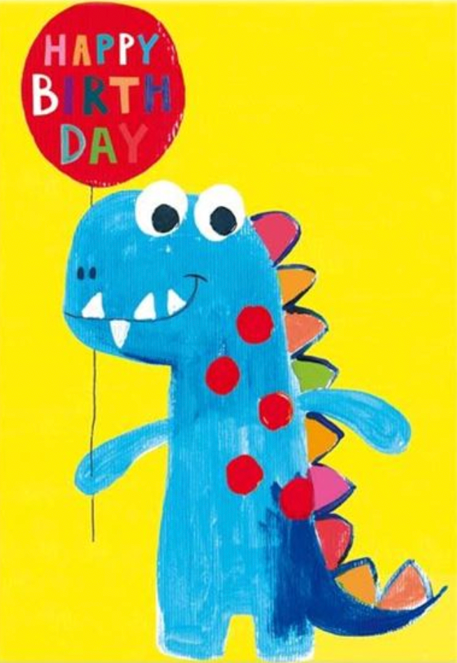 Happy Birthday - Dinosaur