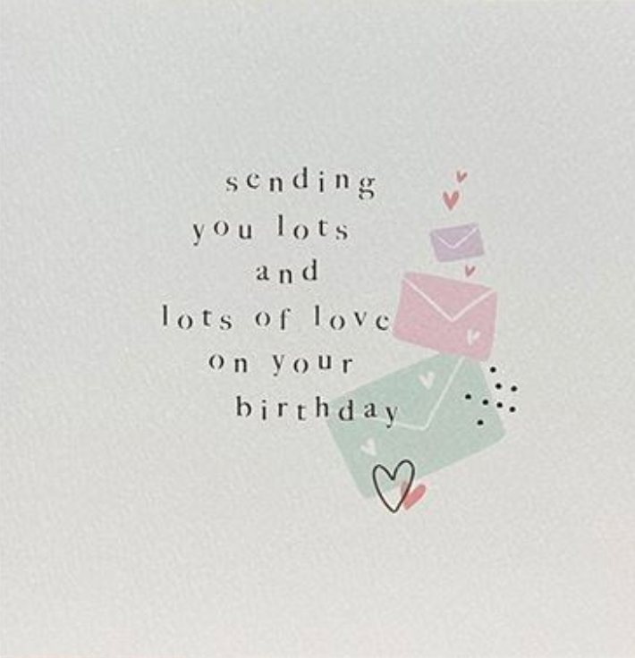 Happy Birthday - Sending Love