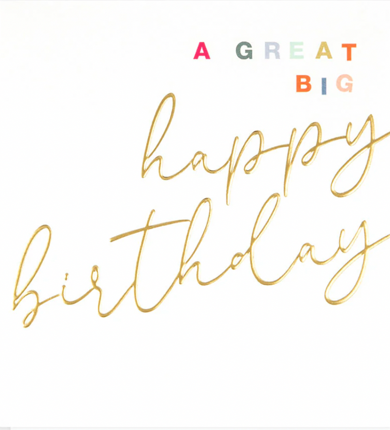 A Great Big Happy Birthday