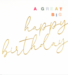 A Great Big Happy Birthday