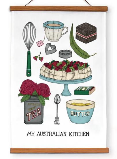 My Australian Kitchen Art Tea Towel