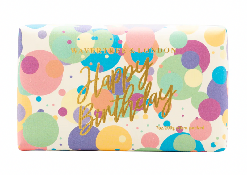 Happy Birthday Confetti Soap Bar