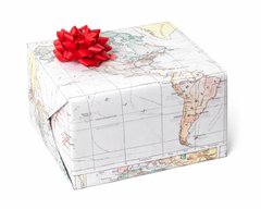 Wrapping Paper - Map