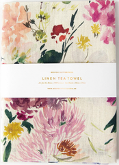 Wildflowers Linen Tea Towel