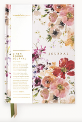 Linen Bound Journal - Poppies