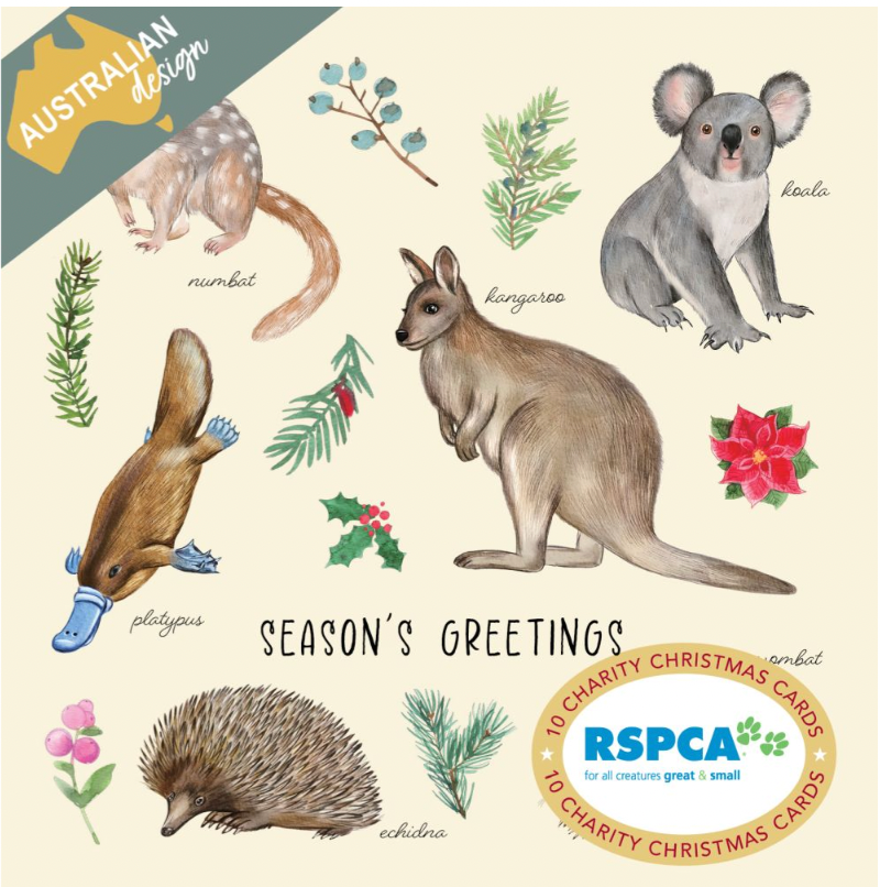 RSPCA Christmas Card Pack - Australian Fauna