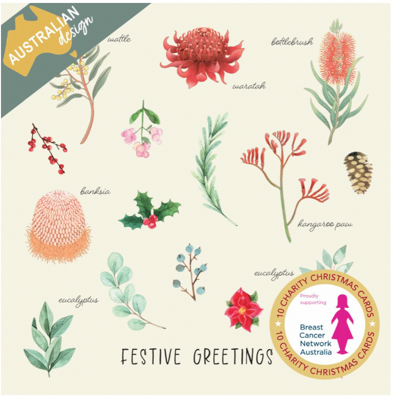 BCNA Christmas Card Pack - Australian Flora