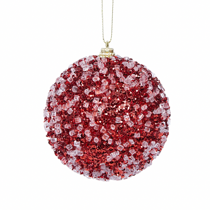 Red Crystals Bauble