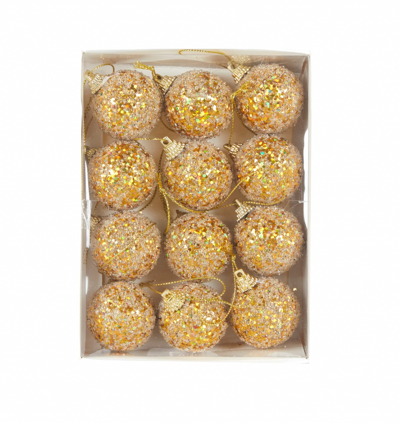 Mini Gold Sugar Baubles