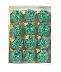 Mini Green Sugar Baubles