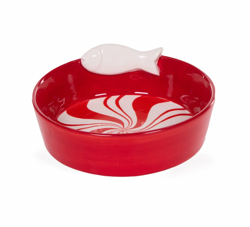 Peppermint Cat Bowl