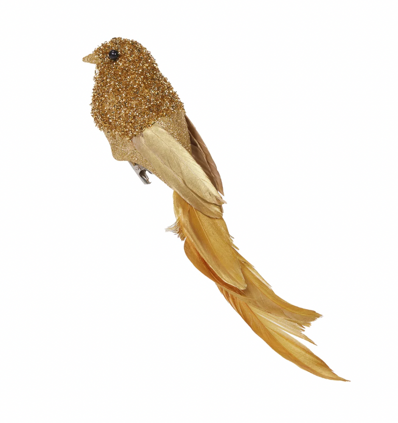 Elaborate Gold Clip Bird