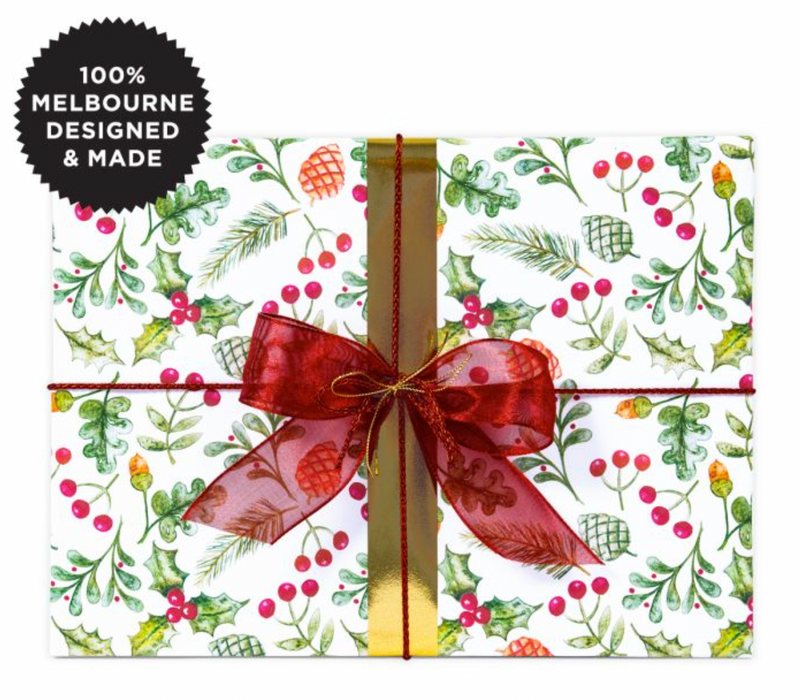 Christmas Garden Wrapping Paper