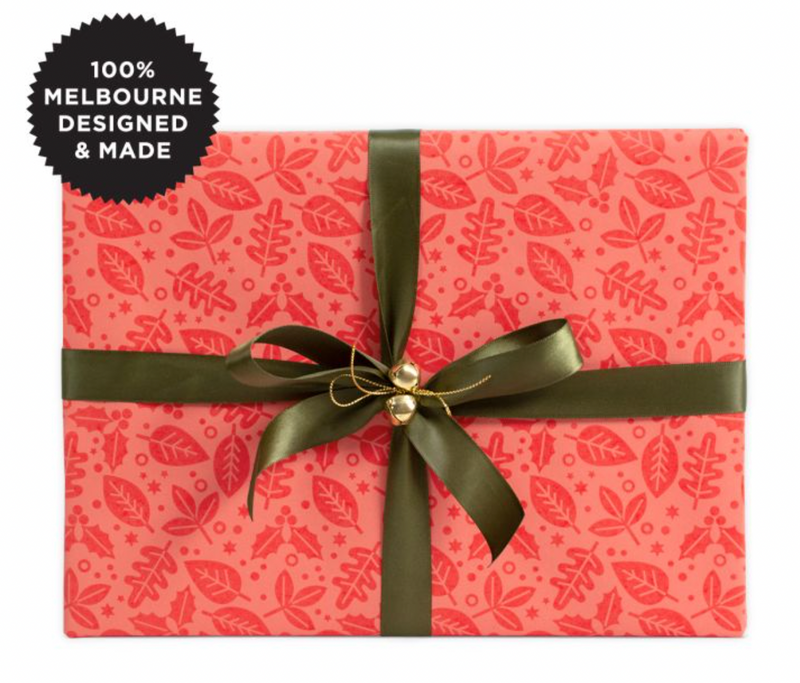 Yule Forest Red Wrapping Paper