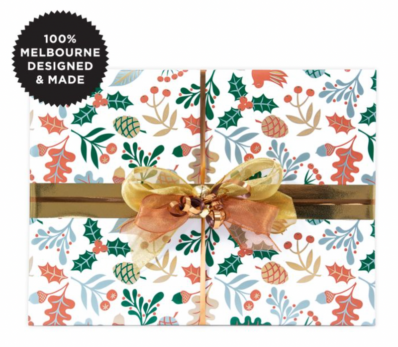 Xmas Botanicals Wrapping Paper